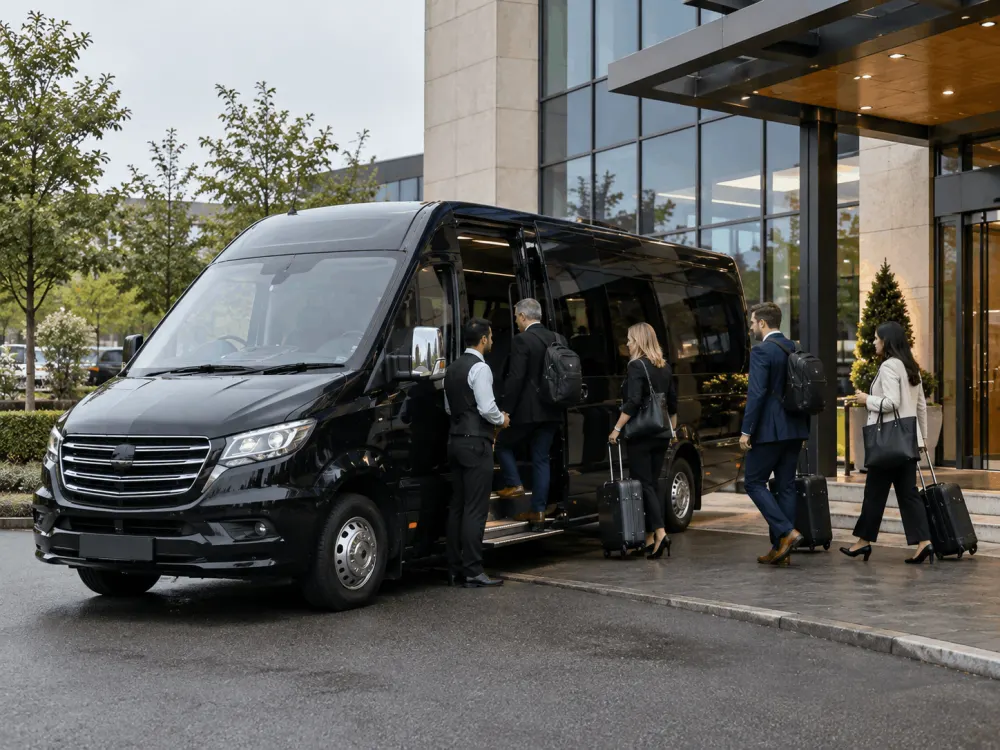 Corporate minibus and coach hire
