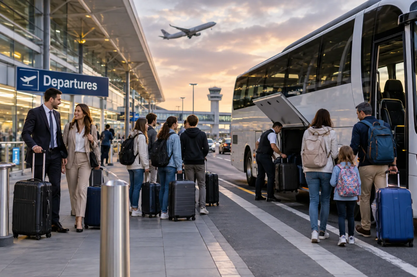 Airport Minibus & Coach Hire UK | Group Airport Transfers